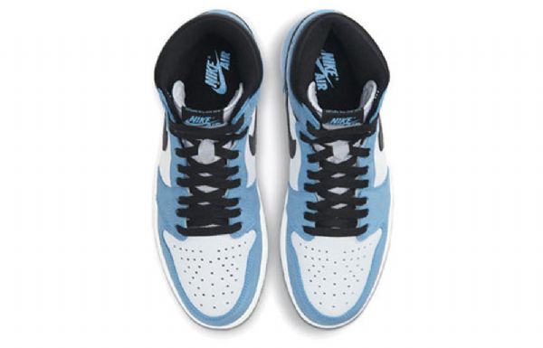 Nike Air Jordan 1 Retro Høje Toppe Og Basketballsko Til Mænd Blå
