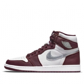Nike Air Jordan 1 Retro Høje Toppe Og Basketballsko Til Mænd Burgundy
