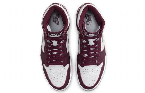 Nike Air Jordan 1 Retro Høje Toppe Og Basketballsko Til Mænd Burgundy
