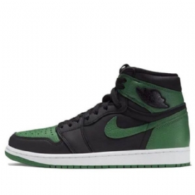 Nike Air Jordan 1 Retro Høje Toppe Og Basketballsko Til Mænd Grøn