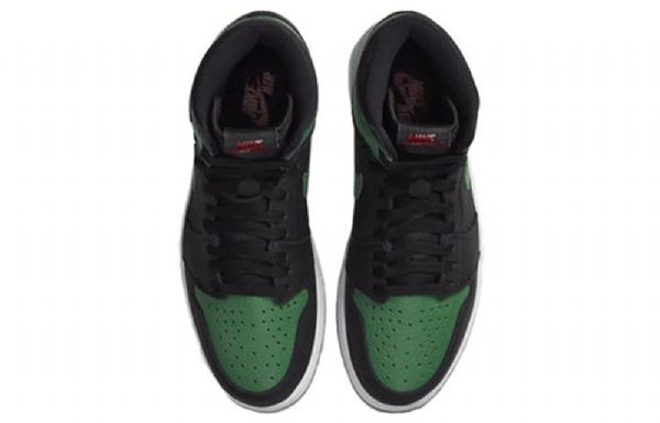 Nike Air Jordan 1 Retro Høje Toppe Og Basketballsko Til Mænd Grøn