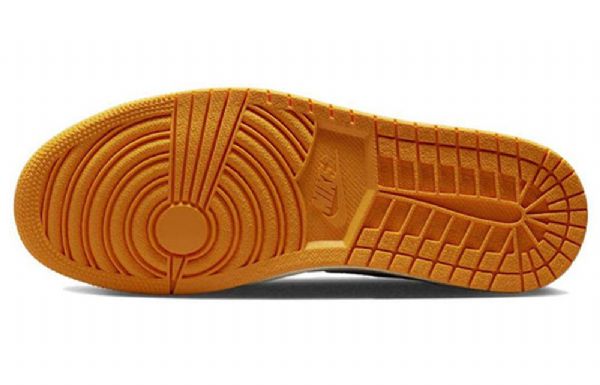 Nike Air Jordan 1 Retro Høje Toppe Og Basketballsko Til Mænd Gul