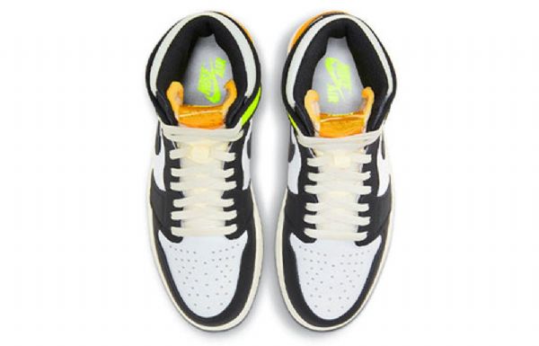 Nike Air Jordan 1 Retro Høje Toppe Og Basketballsko Til Mænd Guld