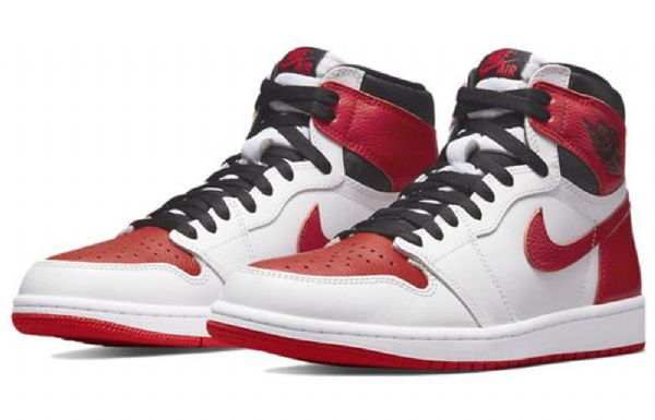 Nike Air Jordan 1 Retro Høje Toppe Og Basketballsko Til Mænd Hvid