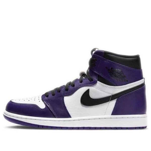 Nike Air Jordan 1 Retro Høje Toppe Og Basketballsko Til Mænd Lilla