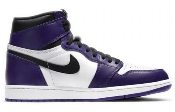Nike Air Jordan 1 Retro Høje Toppe Og Basketballsko Til Mænd Lilla