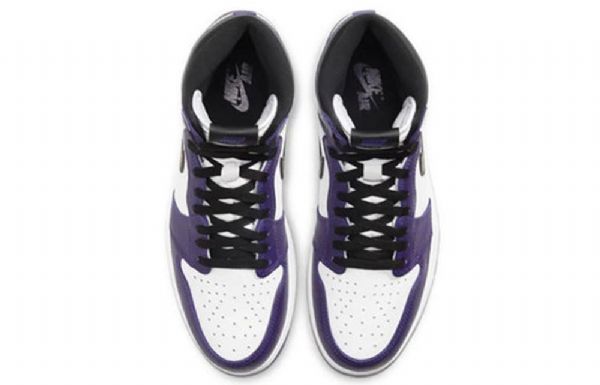 Nike Air Jordan 1 Retro Høje Toppe Og Basketballsko Til Mænd Lilla