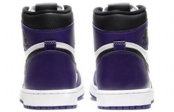 Nike Air Jordan 1 Retro Høje Toppe Og Basketballsko Til Mænd Lilla