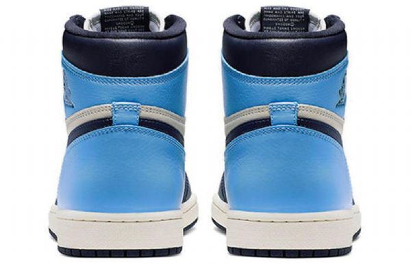 Nike Air Jordan 1 Retro Høje Toppe Og Basketballsko Til Mænd Marineblå