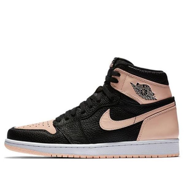 Nike Air Jordan 1 Retro Høje Toppe Og Basketballsko Til Mænd Sort Koral