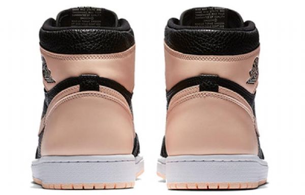 Nike Air Jordan 1 Retro Høje Toppe Og Basketballsko Til Mænd Sort Koral