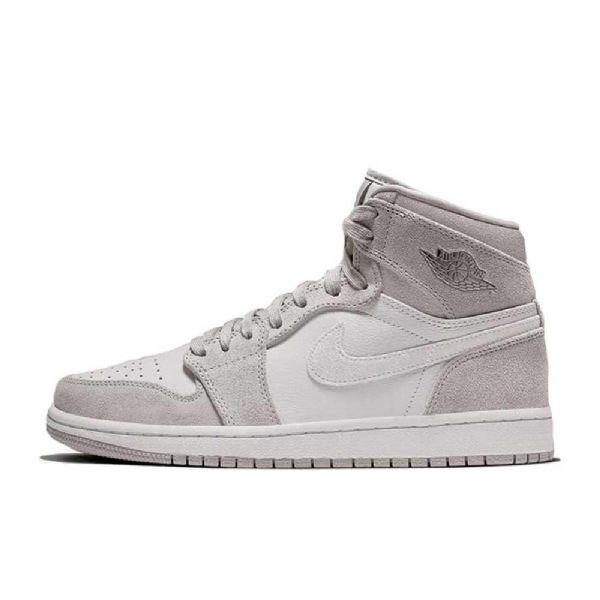 Nike Air Jordan 1 Retro Høje Toppe Og Iron Ore Sko Til Mænd Grå