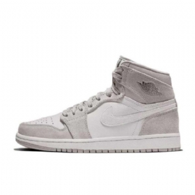Nike Air Jordan 1 Retro Høje Toppe Og Iron Ore Sko Til Mænd Grå