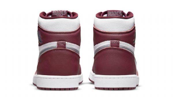 Nike Air Jordan 1 Retro Høje Toppe Og Sko Til Damer Bourgogne Hvid