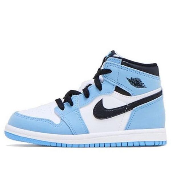 Nike Air Jordan 1 Retro Høje Toppe Og Td Sko Til Børn Blå