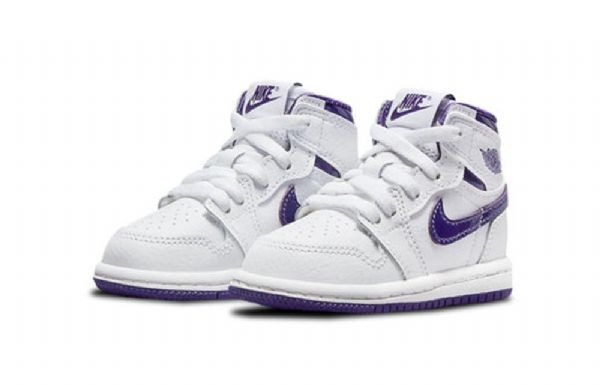 Nike Air Jordan 1 Retro Høje Toppe Og Td Sko Til Børn Lilla