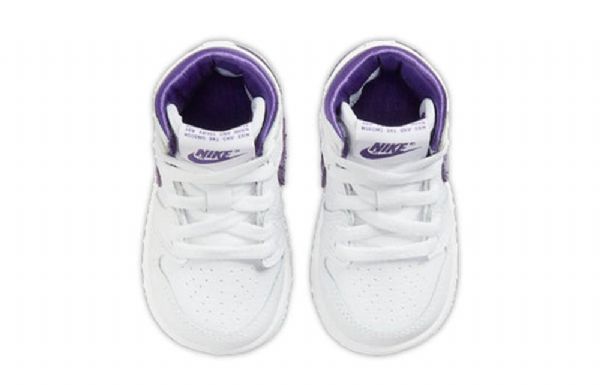 Nike Air Jordan 1 Retro Høje Toppe Og Td Sko Til Børn Lilla