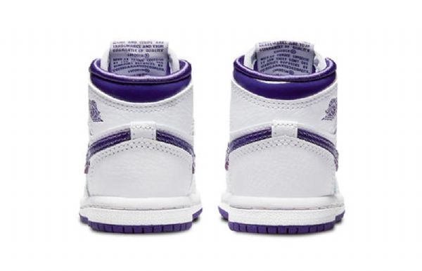 Nike Air Jordan 1 Retro Høje Toppe Og Td Sko Til Børn Lilla