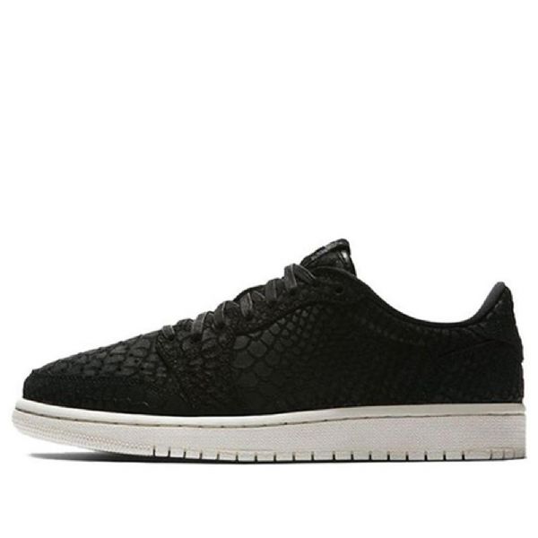 Nike Air Jordan 1 Retro Low Toppe Basketball Sko Til Damer Sort