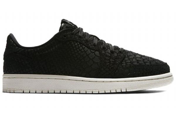 Nike Air Jordan 1 Retro Low Toppe Basketball Sko Til Damer Sort