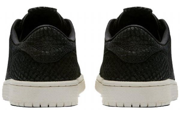 Nike Air Jordan 1 Retro Low Toppe Basketball Sko Til Damer Sort