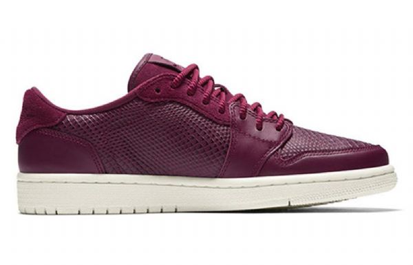 Nike Air Jordan 1 Retro Low Toppe Ns Basketball Sko Til Damer Burgundy