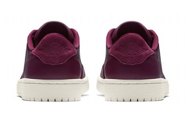Nike Air Jordan 1 Retro Low Toppe Ns Basketball Sko Til Damer Burgundy