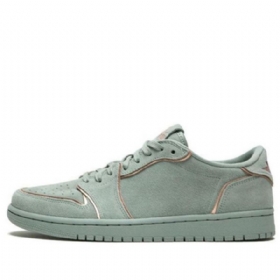 Nike Air Jordan 1 Retro Low Toppe Ns Basketball Sko Til Damer Grøn