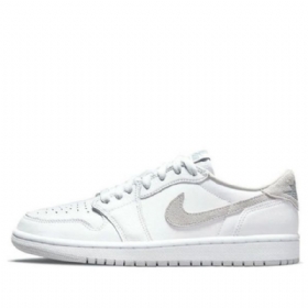 Nike Air Jordan 1 Retro Low Toppe Og Basketball Sko Til Damer Grå