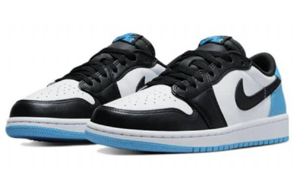 Nike Air Jordan 1 Retro Low Toppe Og Basketball Sko Til Damer Sort Mørkeblå