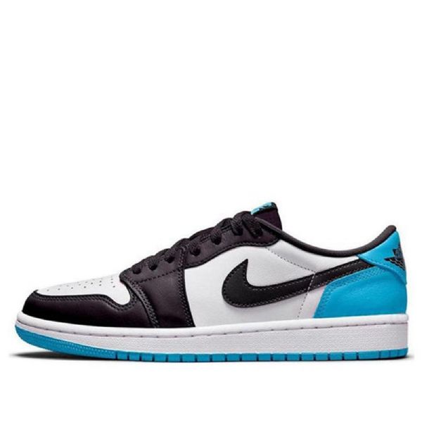 Nike Air Jordan 1 Retro Low Toppe Og Basketball Sko Til Mænd Blå Hvid