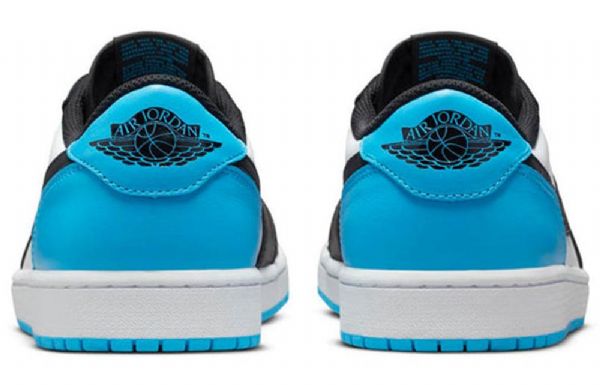 Nike Air Jordan 1 Retro Low Toppe Og Basketball Sko Til Mænd Blå Hvid