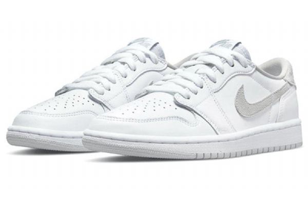 Nike Air Jordan 1 Retro Low Toppe Og Basketball Sko Til Mænd Grå