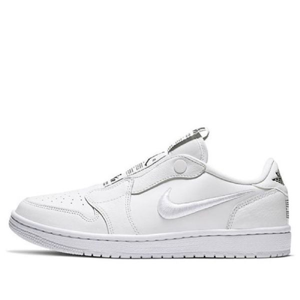 Nike Air Jordan 1 Retro Low Toppe Slip Basketball Sko Til Damer Hvid