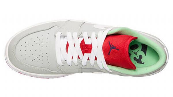 Nike Air Jordan 1 Retro Low Tops Hare Sko Til Mænd Grå