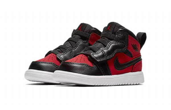 Nike Air Jordan 1 Retro Mid Tops Alt Td Sko Til Børn Rød