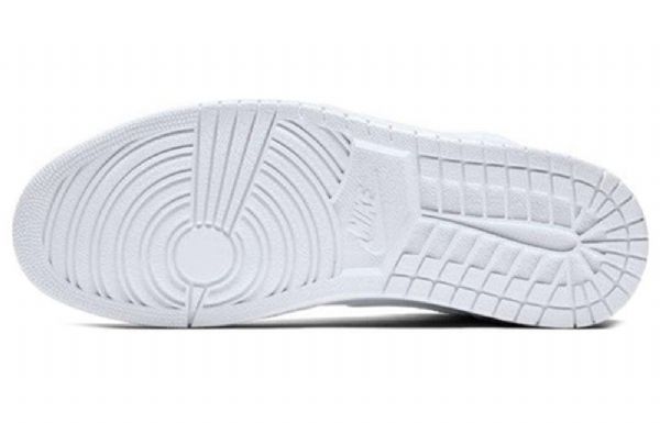 Nike Air Jordan 1 Retro Mid Tops Basketball Sko Til Mænd Hvid