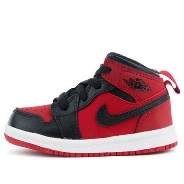 Nike Air Jordan 1 Retro Mid Tops Td Sko Til Børn Rød