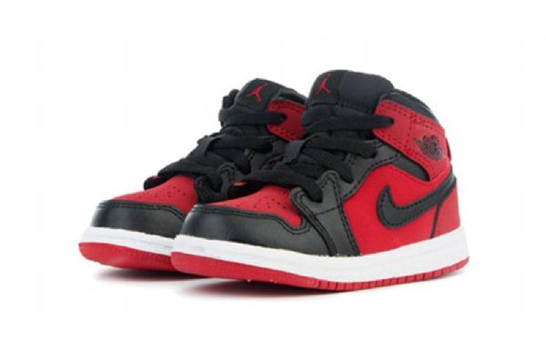 Nike Air Jordan 1 Retro Mid Tops Td Sko Til Børn Rød