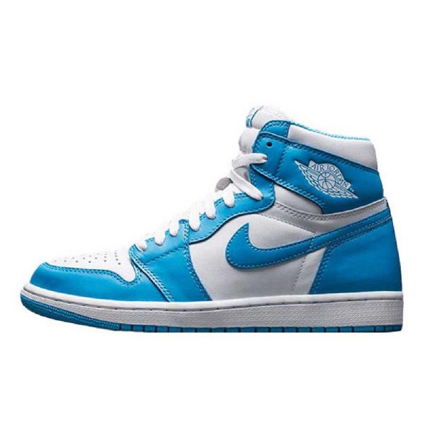 Nike Air Jordan 1 Retro Powder Sko Til Mænd Blå Hvid