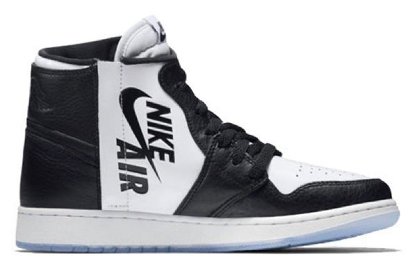 Nike Air Jordan 1 Retro Rebel Basketballsko Til Damer Sort Hvid