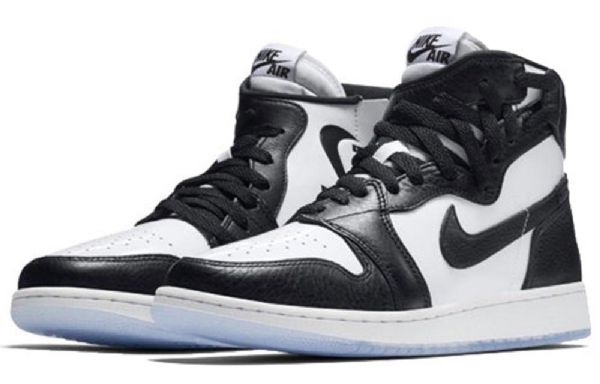 Nike Air Jordan 1 Retro Rebel Basketballsko Til Damer Sort Hvid