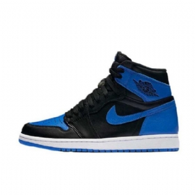 Nike Air Jordan 1 Royal Sko Til Mænd Blå Hvid