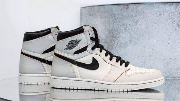Nike Air Jordan 1 Sb Sko Til Damer Lysegrå