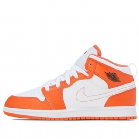 Nike Air Jordan 1 Se Ps Retro Basketball Sko Til Mænd Orange