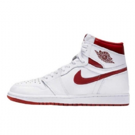 Nike Air Jordan 1 Sko Til Mænd Rød