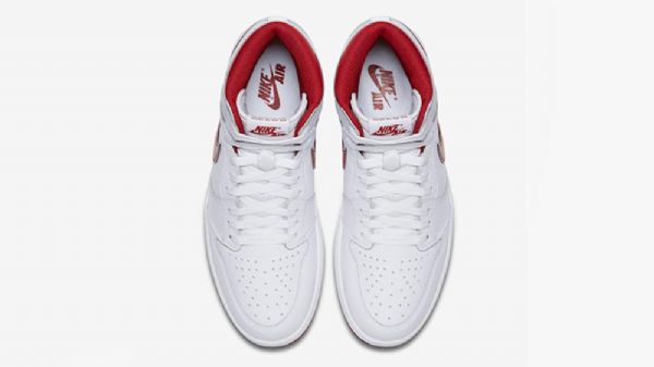 Nike Air Jordan 1 Sko Til Mænd Rød