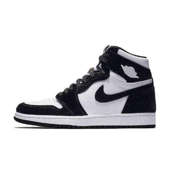 Nike Air Jordan 1 Sko Til Mænd Sort Hvid