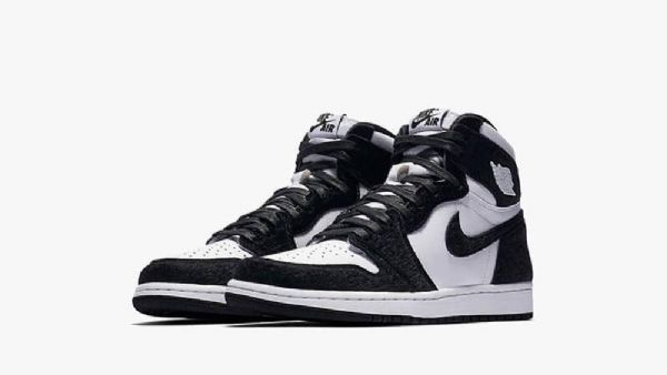Nike Air Jordan 1 Sko Til Mænd Sort Hvid