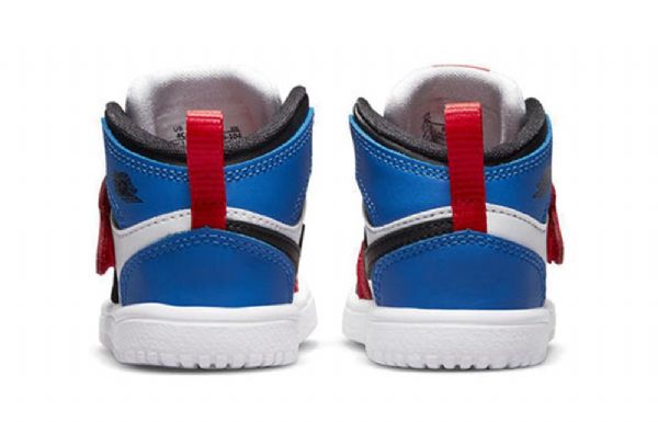 Nike Air Jordan 1 Sky Logo Td Sko Til Børn Rød Blå Hvid